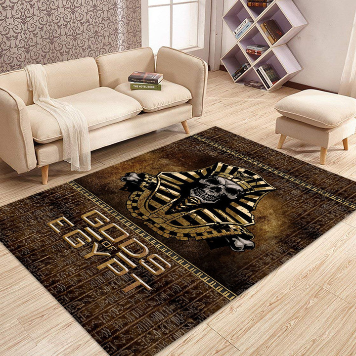 Ancient Egyptian Mythology Culture 3D print Rug Highlight For Home, Living Room & Outdoor Area Rug