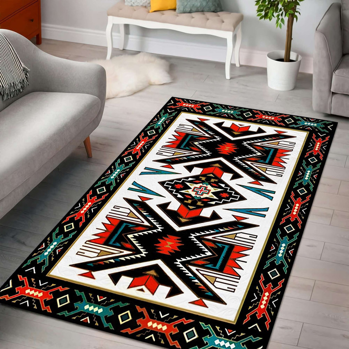 Native American 3D All Over Printed Rug Highlight For Home, Living Room & Outdoor Area Rug