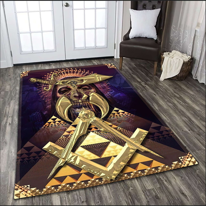 Freemasonry 3D All Over Printed Large Area Rugs, Living Room & Outdoor Area Rug