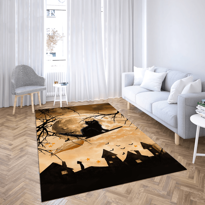 Black Cat Rug Highlight For Home, Living Room & Outdoor Area Rug