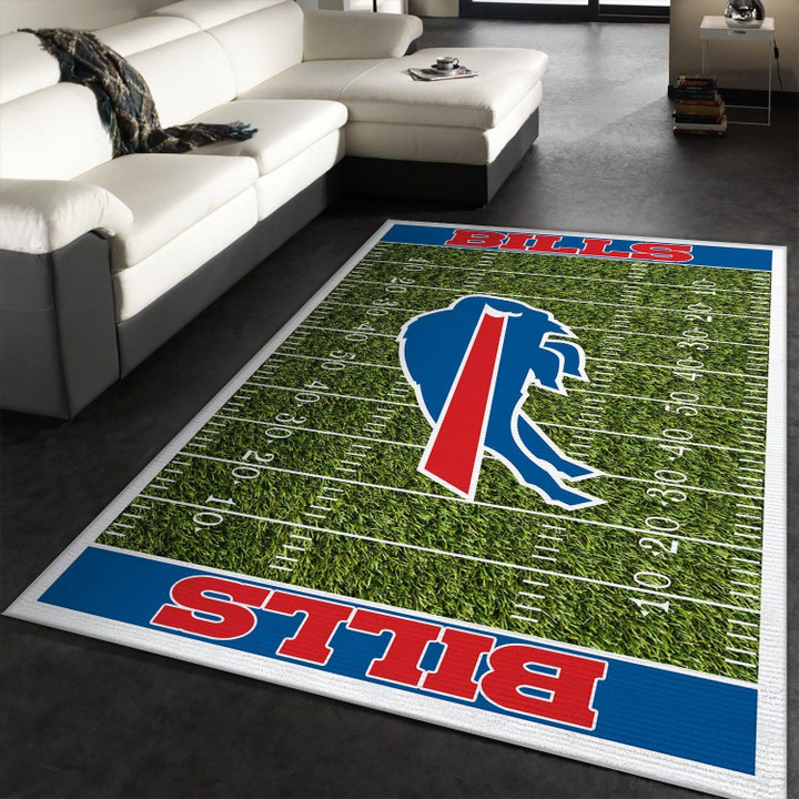 Buffalo Bills Sport Rug Large Area Rugs Highlight For Home, Living Room & Outdoor Area Rug