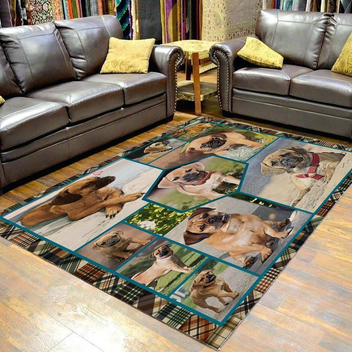 Pug Images Diary Large Area Rugs Highlight For Home, Living Room & Outdoor Area Rug