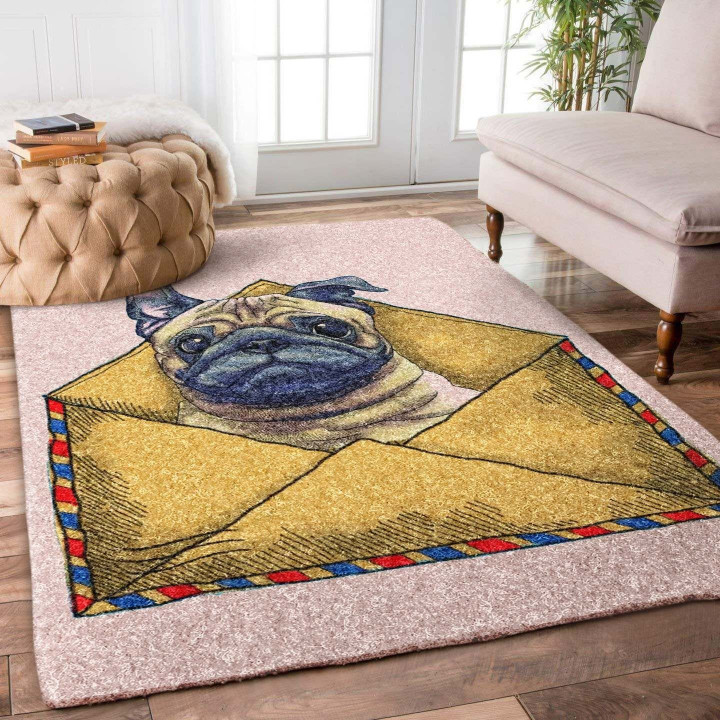 Pug Envelope Dreamcatcher Large Area Rugs Highlight For Home, Living Room & Outdoor Area Rug
