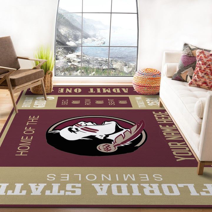 Customizable Florida State Large Area Rugs Highlight For Home, Living Room & Outdoor Area Rug