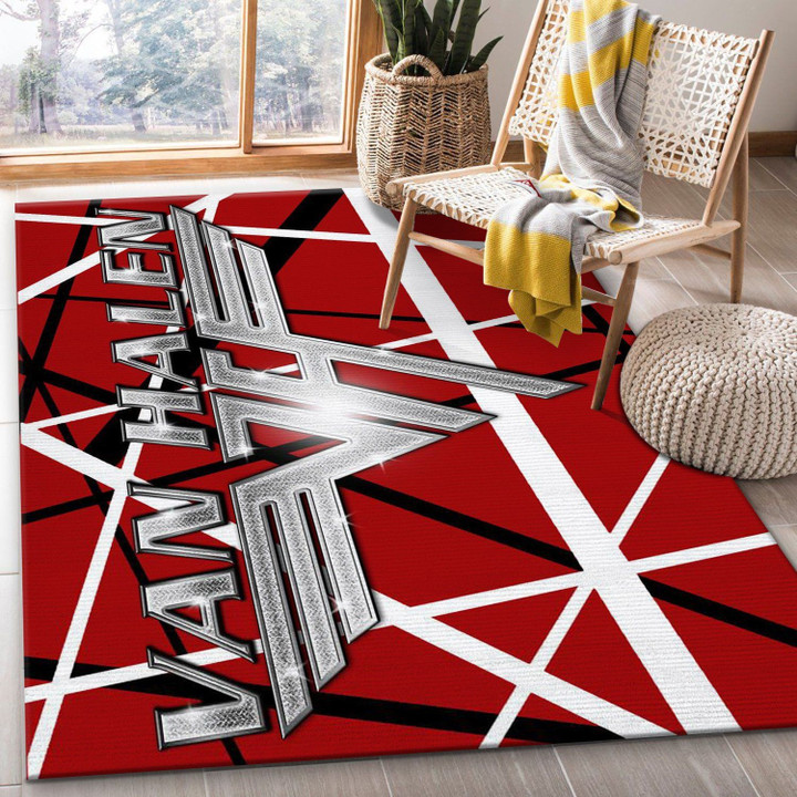 Van Halen Music Band Large Area Rugs Highlight For Home, Living Room & Outdoor Area Rug