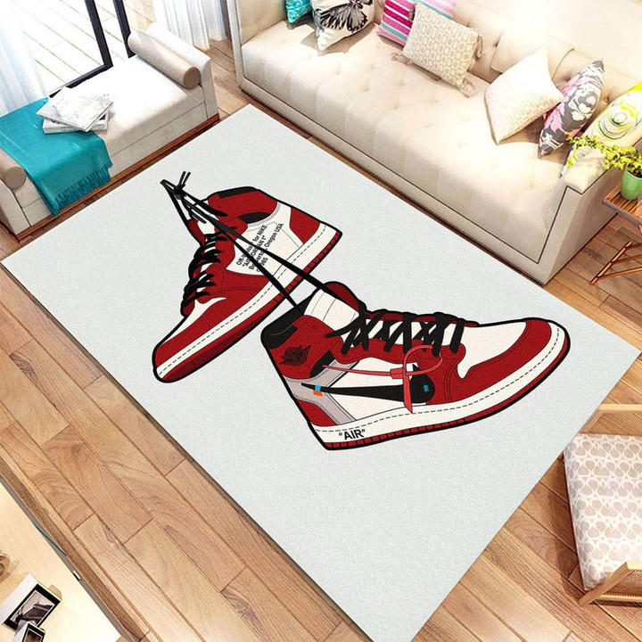 Jordan Sneaker Shoes Area Rug