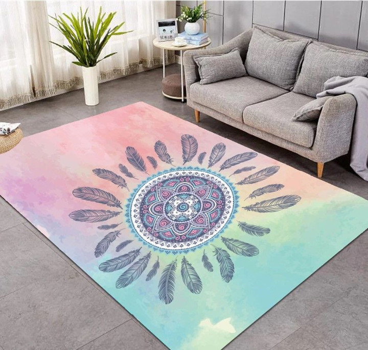 Dreamcatcher Mandala Living Room Rug