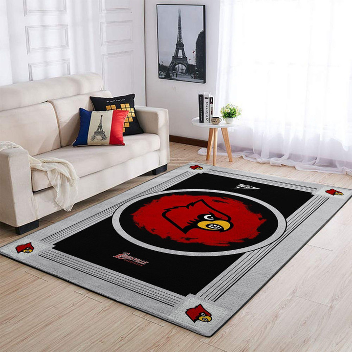 Louisville Cardinals Living Room Area Rug