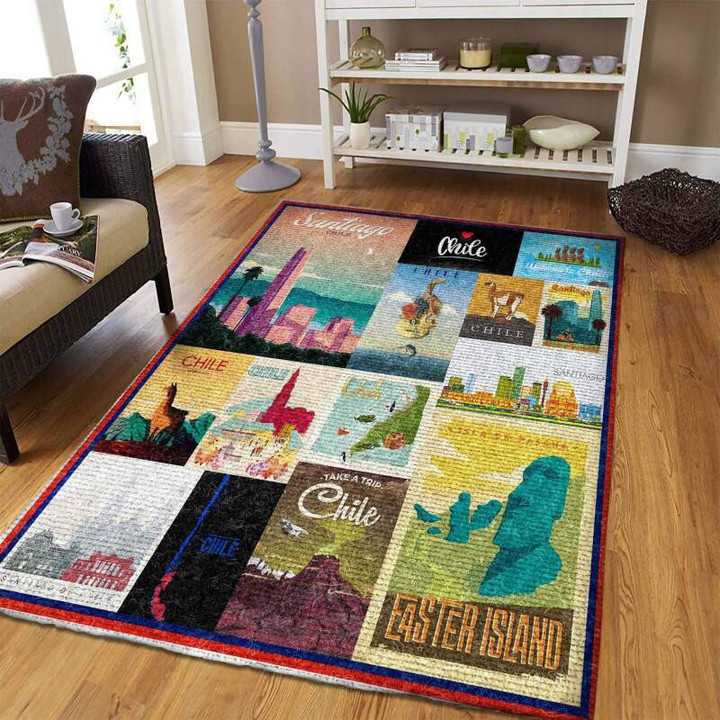 Chile Limited Edition Large Area Rugs Highlight For Home, Living Room & Outdoor Area Rug