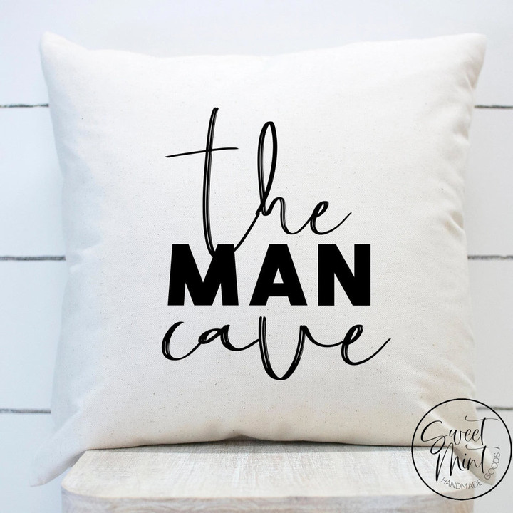 The Man Cave Pillow Cover