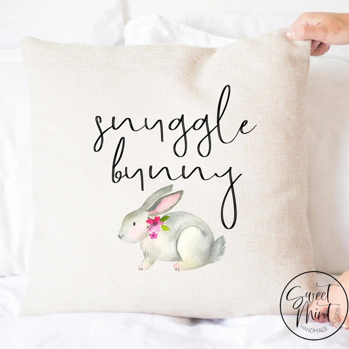 Snuggle Bunny Pillow Cover - Rabbit Pillow Cover