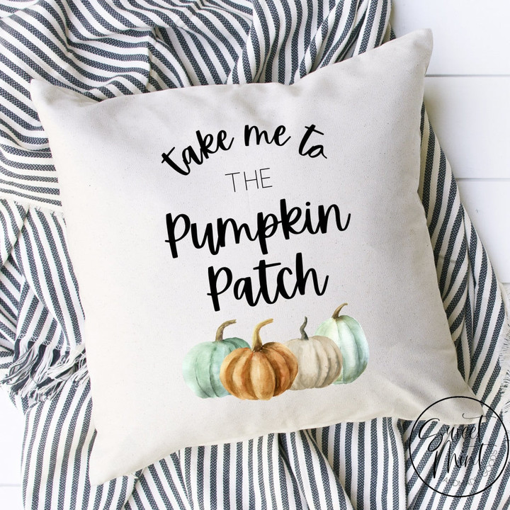 Take me to the Pumpkin Patch Pillow Cover