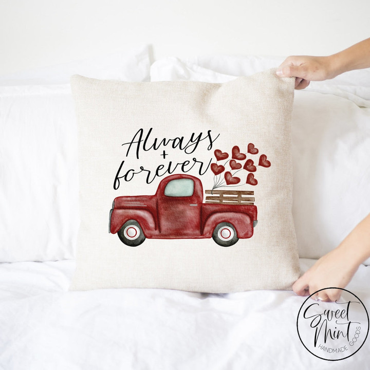 Always and Forever Truck Pillow Cover