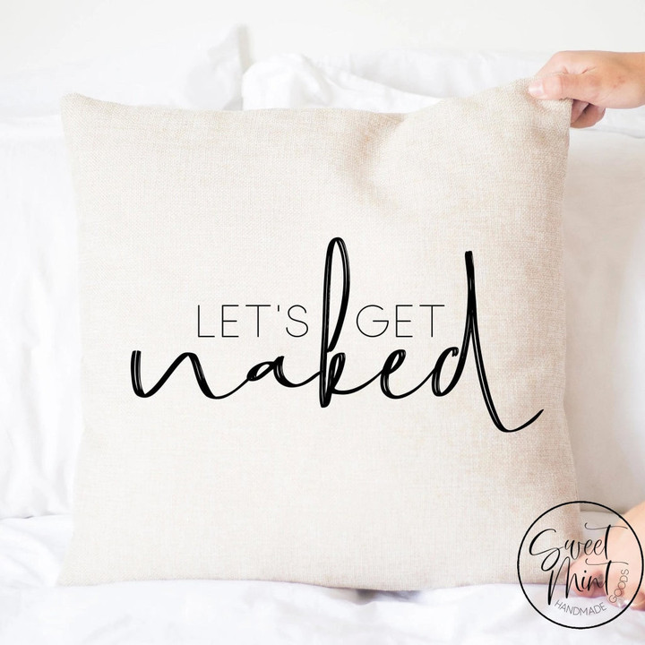 Get Naked Pillow Cover
