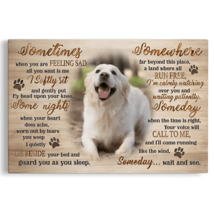 Personalized Canvas Prints, Custom Photo, Dog Lover Gifts, Someday Dog Wall Art Decor