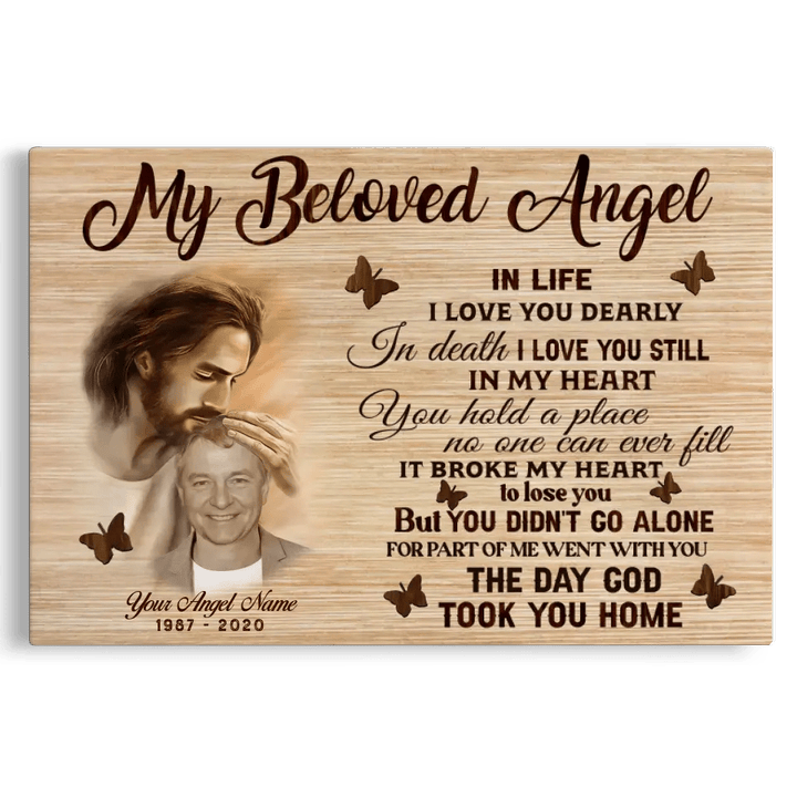 Personalized Photo Memorial Gifts My Beloved Angel