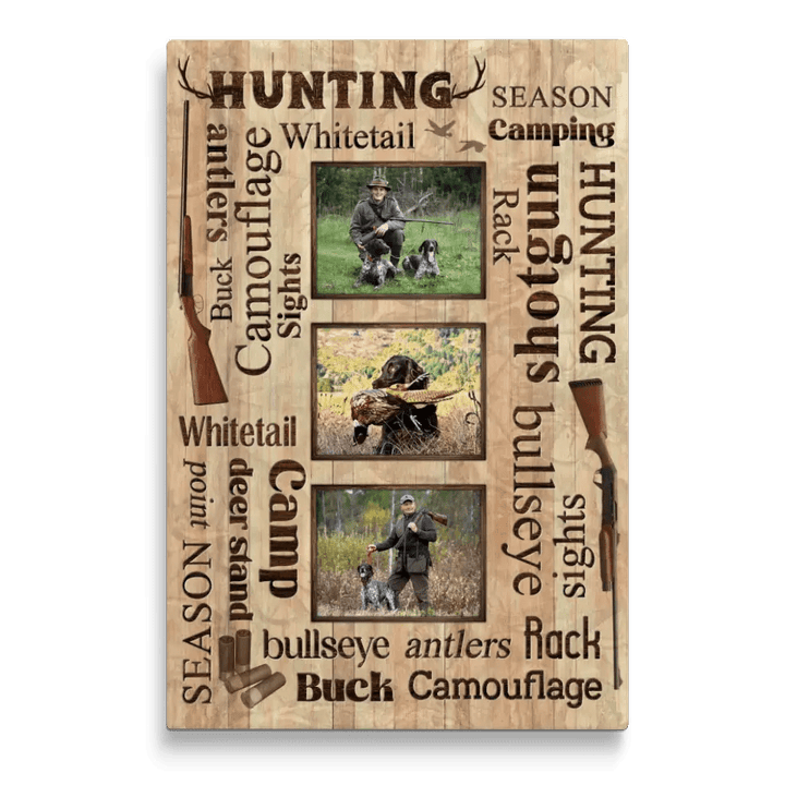 Personalized Canvas Prints, Custom Photo, Best Deer Hunter Gifts, Hunting Gifts, Gifts For Husband, For Dad, For Boyfriend