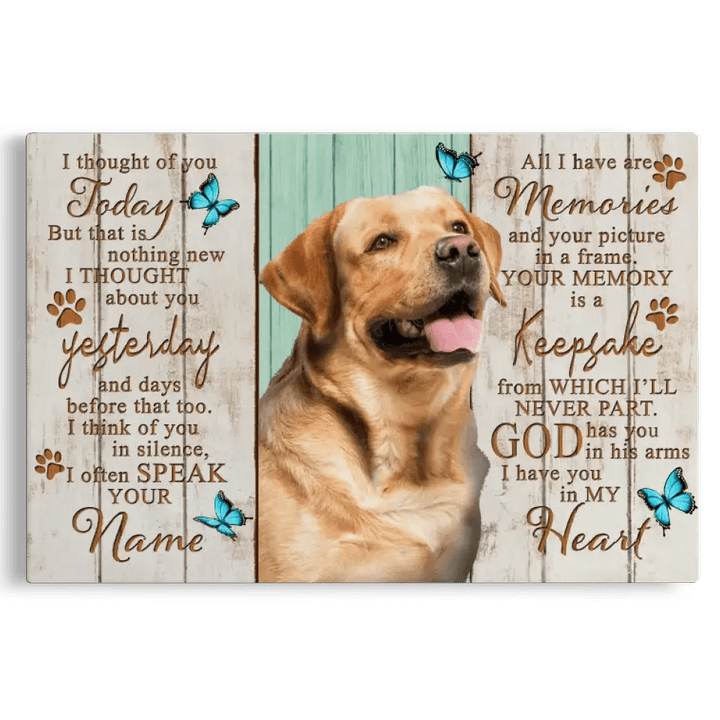 Personalized Canvas Prints, Dog Loss Gifts, Dog Bereavement DemCanvas