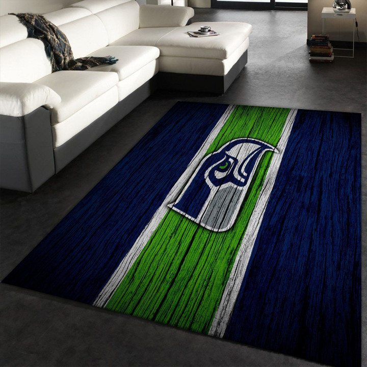 Seattle Seahawks Nfl Rug – Custom Size And Printing