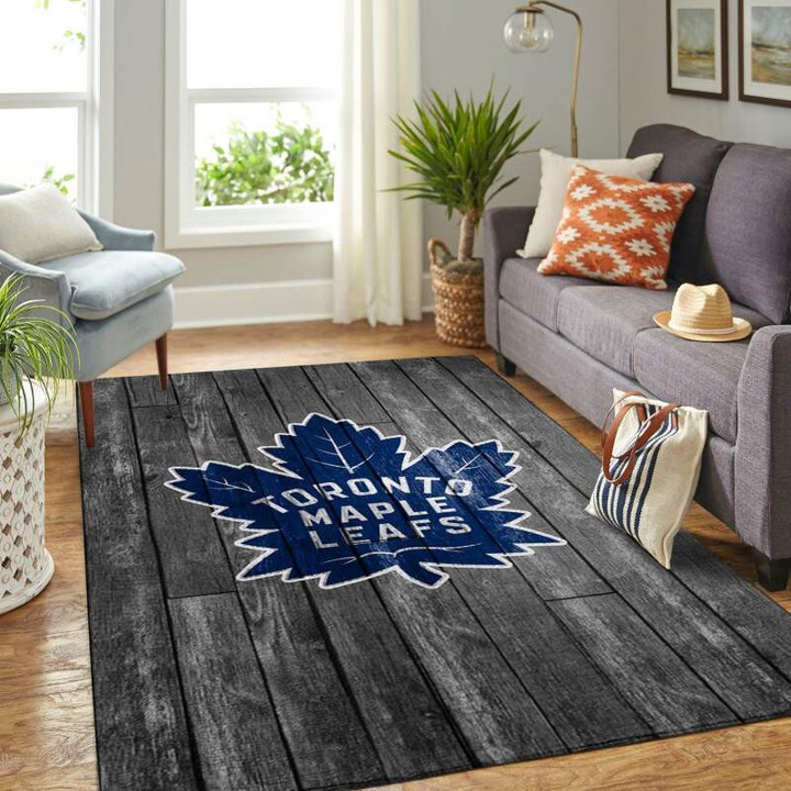 Worthy Comfort With Toronto Maple Leafs Living Room Area Rug