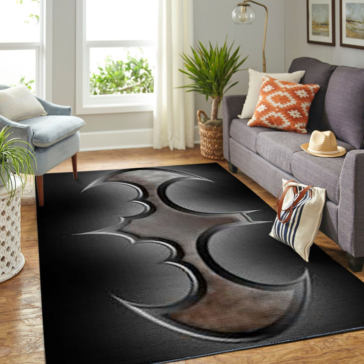Welcome To The Batcave With A Rug That's A Dream Come True For Batman Fans.