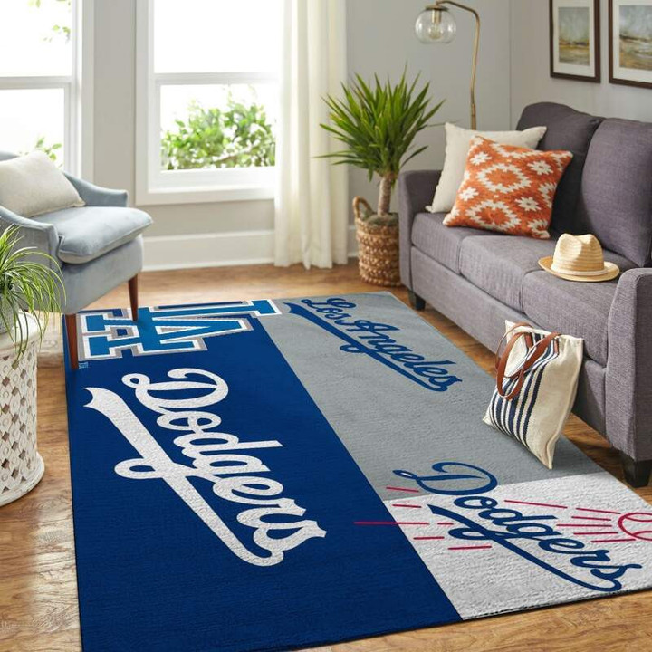 Los Angeles Dodgers Living Room Area Rug