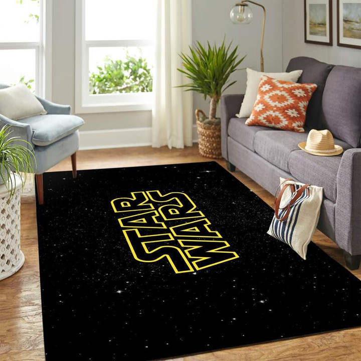Star Wars Logo Carpet Floor Area Rug