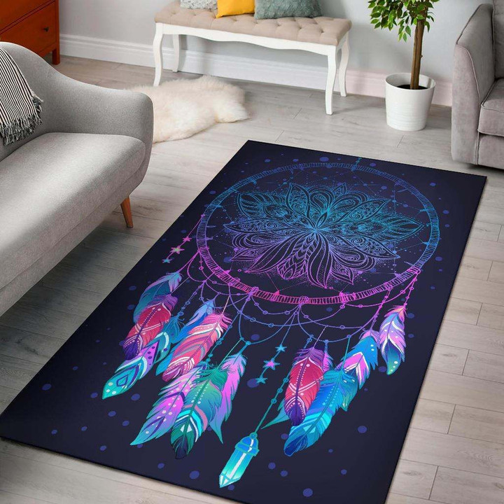 Galaxy Dreamcatcher Native Design Area Rug Carpet