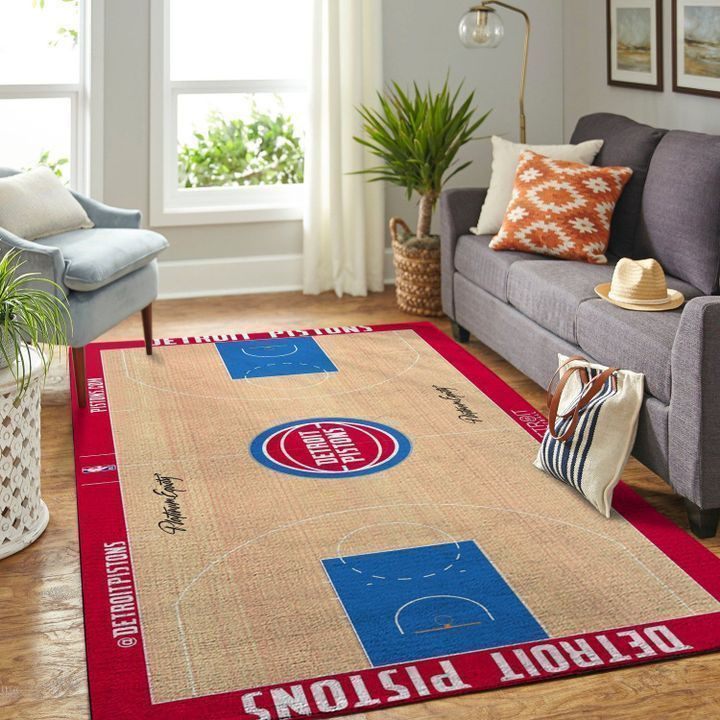 Detroit Hoops Haven With Unite Your Living Room With Pistons Spirit.