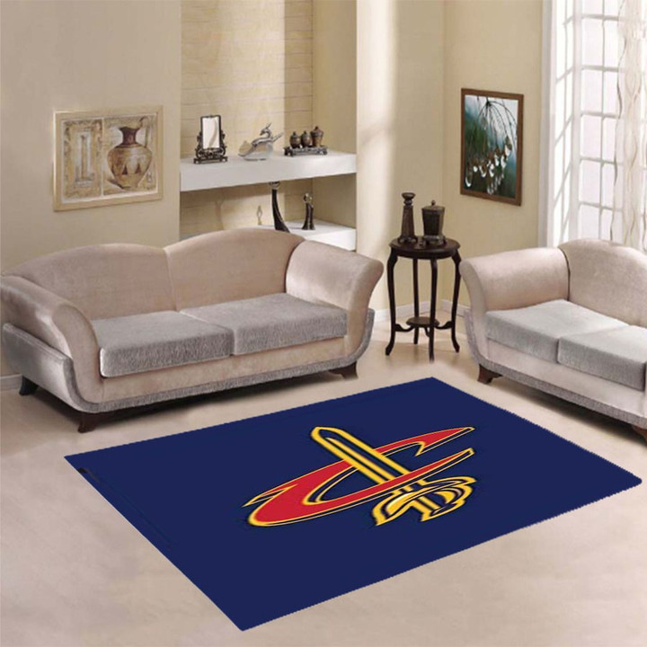 Cleveland Cavaliers Living Room Rectangle Rug Large Rectangle Rugs Highlight For Home, Living Room & Outdoor Rectangle Rug