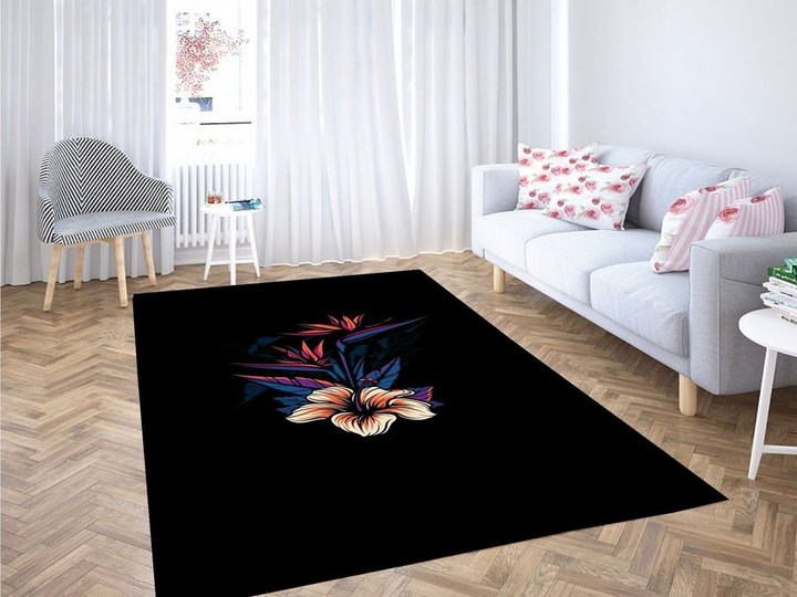 Flowers Backkgrounds Living Room Modern Carpet Rug Large Rectangle Rugs Highlight For Home, Living Room & Outdoor Rectangle Rug