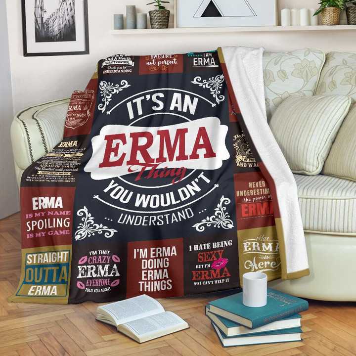 Bf01 Erma Premium Fleece Blanket Premium Blanket