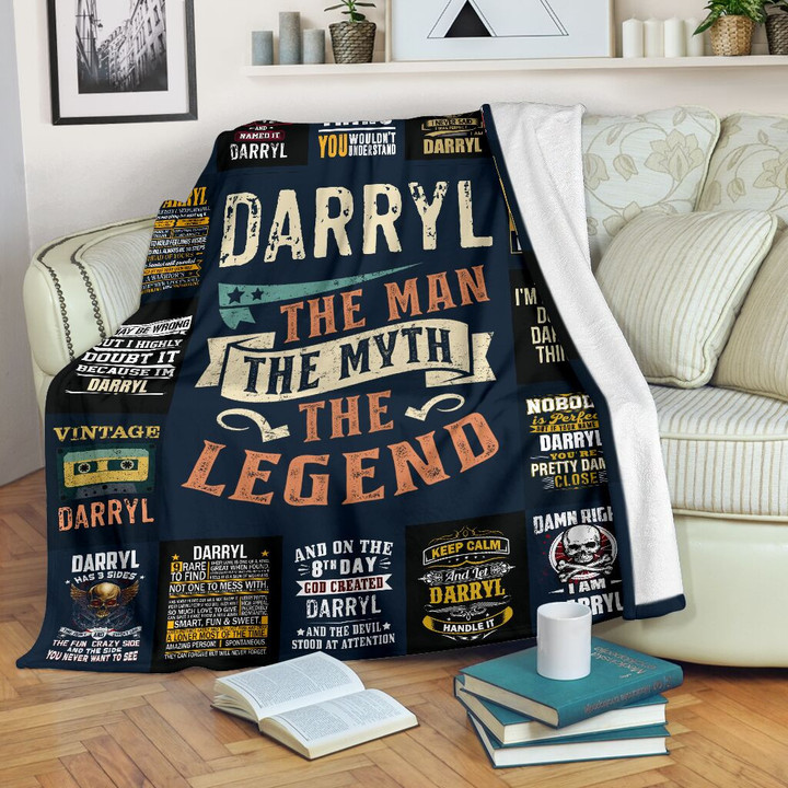 Darryl Premium Fleece Blanket Premium Blanket