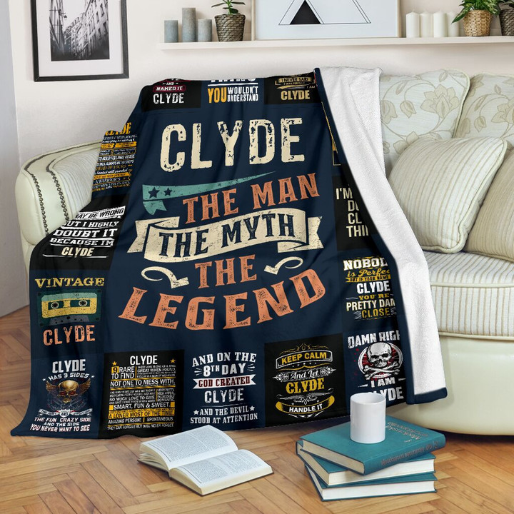 Clyde Premium Fleece Blanket Premium Blanket