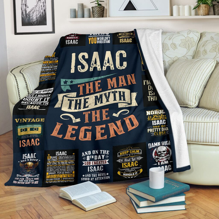 Isaac Premium Fleece Blanket Premium Blanket