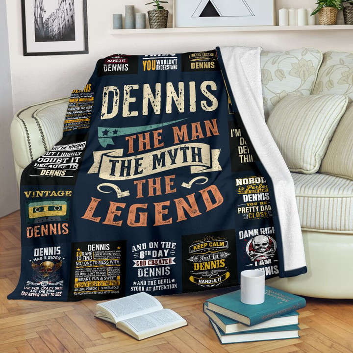 Dennis Premium Fleece Blanket Premium Blanket