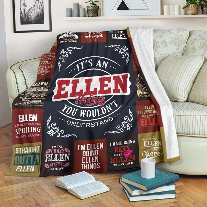 Ellen Premium Fleece Blanket Premium Blanket
