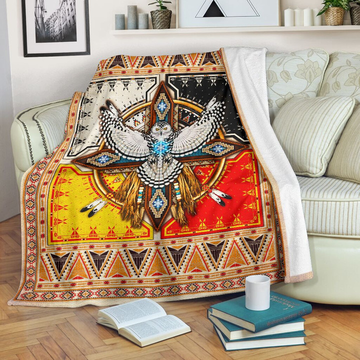Native American Quilt Blanket Premium Blanket