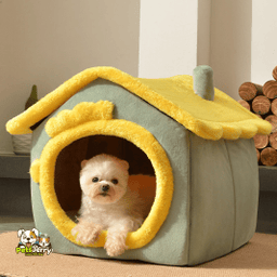 Dog House Kennel Bed Mat | Soft, Cozy, and Durable Bed | PetsJerry