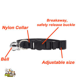 Cat Collar Bell Engraving Safety Breakaway