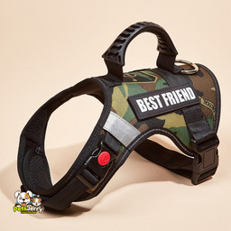 Dog Harness Reflective Dog Collar Personalized