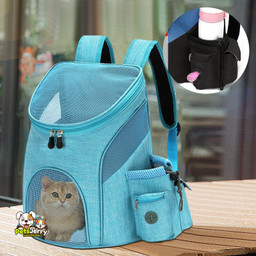 Backpack Breathable Outdoor Travel Carrier Double Shoulder | PetsJerry