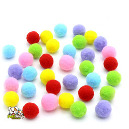 Colorful Cat Toys Ball Plush Wool Funny Interactive Balls - PetsJerry