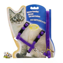 Cat Collar Harness Leash Adjustable | Cat Harnesses for Sale