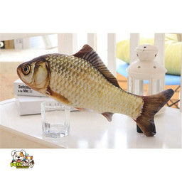 Pet Soft Plush Fish Cat Toy Accessories Interactive | indoor Cat Toys