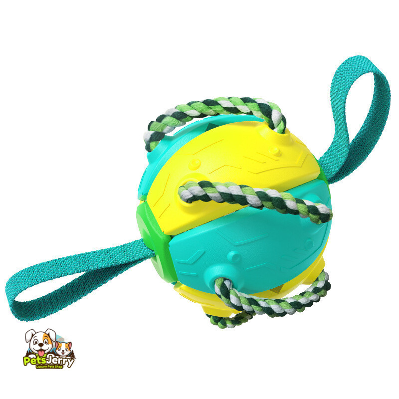 Interactive Flying Disk Ball Dog Toy - Keep Your Dog Entertained for Hours - PetsJerry