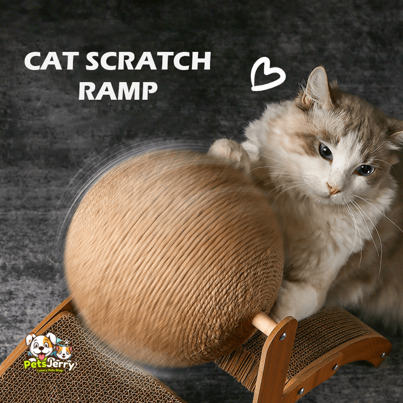 Cat Scratch Ramp | Cat Scratching Post for Senior Cats - PetsJerry
