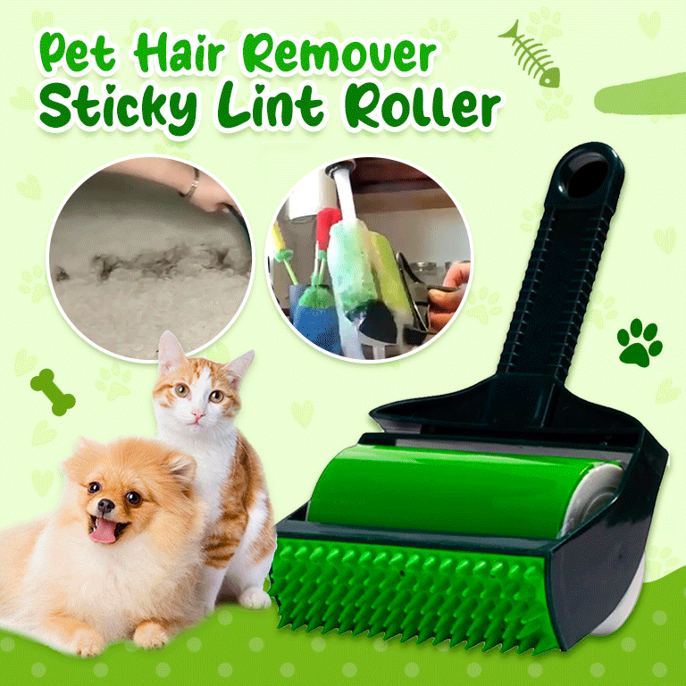 Pet Hair Remover Sticky Lint Roller - The Easy Way to Get Rid of Pet Hair!