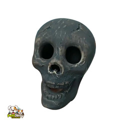 Halloween Human Skull Fire Pit Decoration - Realistic and Weatherproof Fire Pit for Outdoor Parties