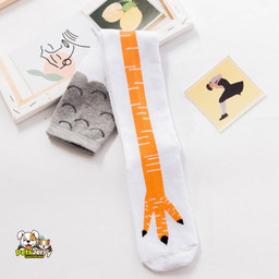 Chicken Paws Feet Leg Socks - Funny and Cute Socks with a Chicken Paws Print